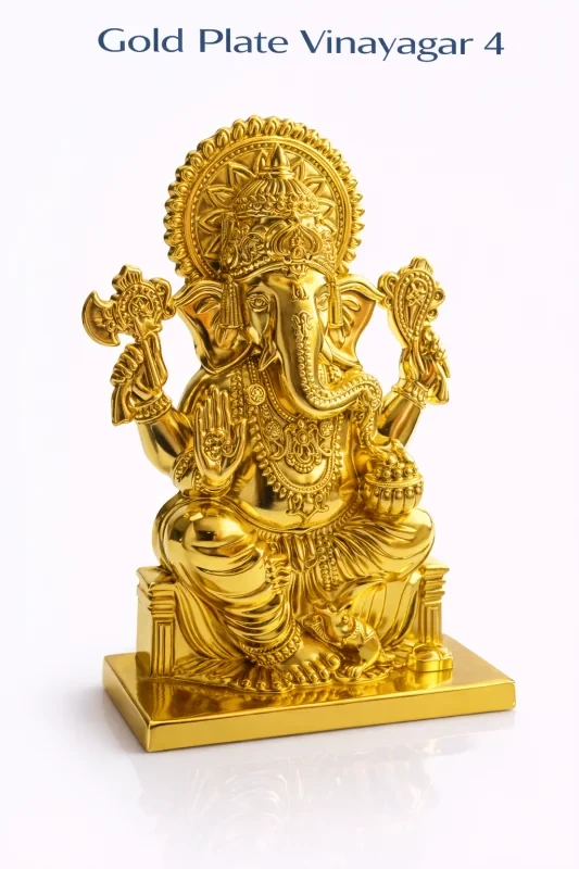 Gold Plate Vinayagar 4